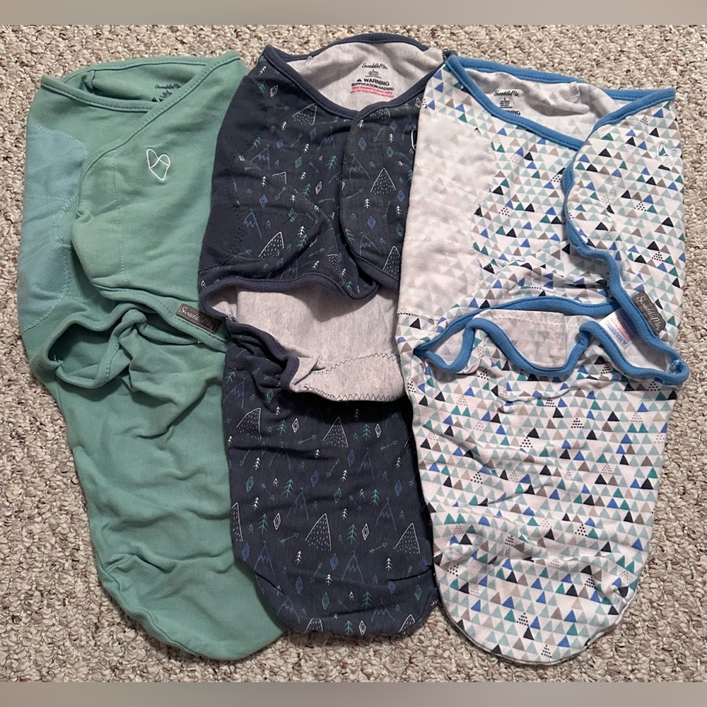 SwaddleMe Sleep Sacks - Green and Blue